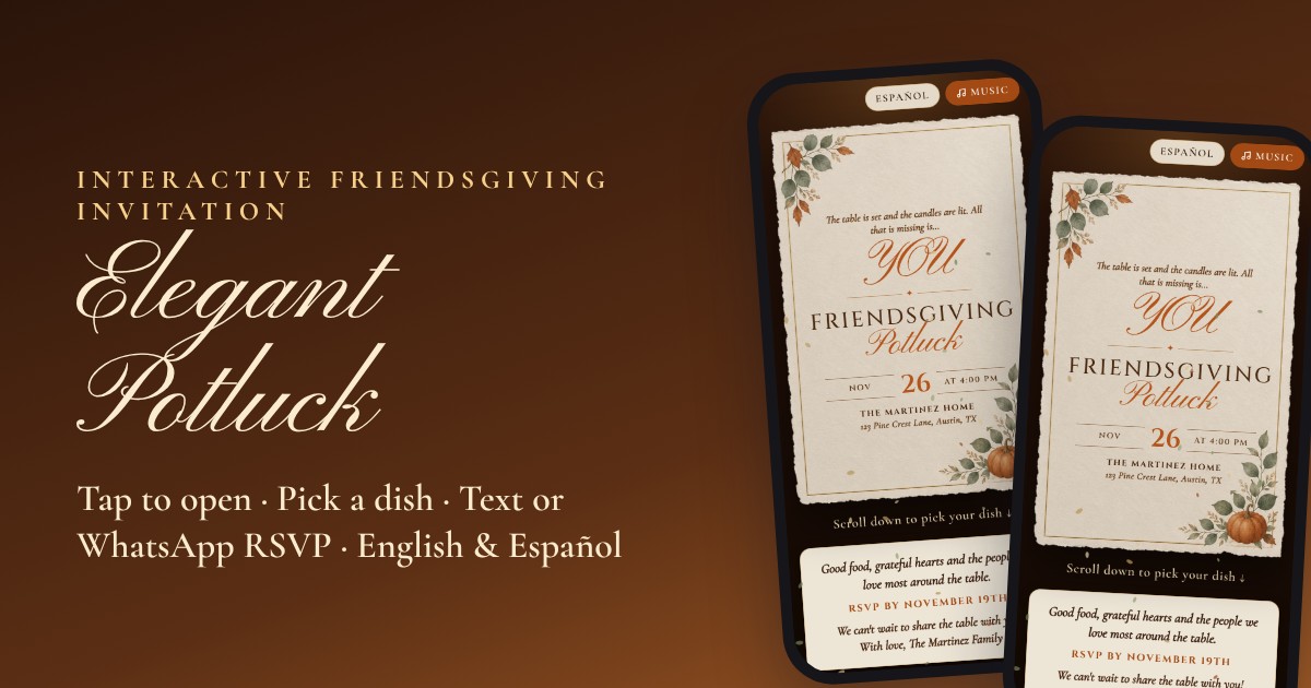 Elegant Friendsgiving Potluck